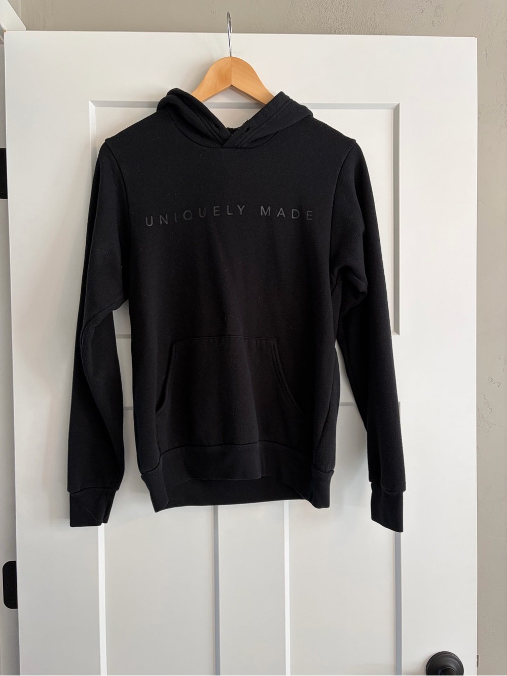 Bella + Canvas Uniquely Made Black Graphic Hoodie Small